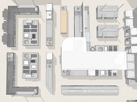 commercial kitchen layouts