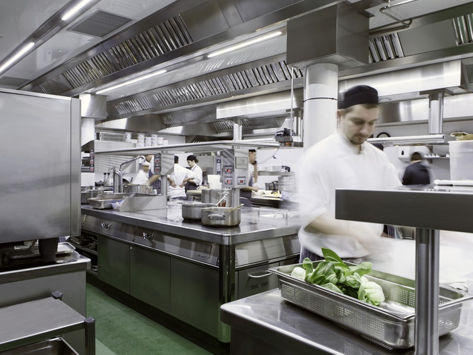 Working Commercial Kitchen